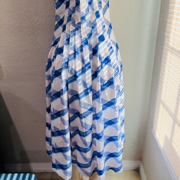 Banana Republic Plaid A-Line Slip Pleated Dress size 2 - Picture 11 of 15